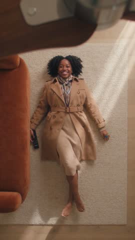 LOOK 03: Camel trench & silk scarf